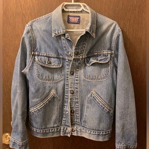 Vintage Light Blue Denim Jacket Great Western Garment Co (M)